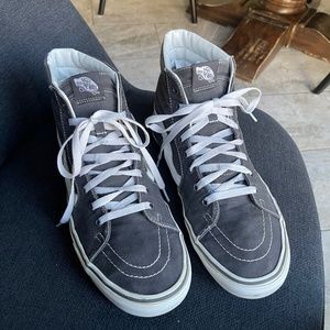 GRAY HIGHTOP VANS